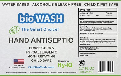 39 Biowash 1.7 Oz Hand Antiseptic